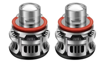 Set 2 becuri V6 auto LED H11 de 100W 6000k lumina alb rece si flux luminos - 1