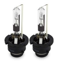 Set 2 becuri Xenon D2R White auto pentru far suport plastic 35W 6000K - 1