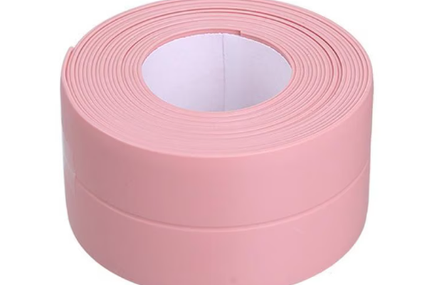 Set 2 Benzi late adezive etansare pentru baie din plastic ROZ 3 M