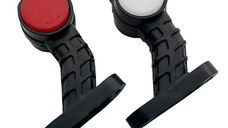 Set 2 Cornite LED rotunde 12 24V cu 3 culori si 15 LED pentru camion si remorca