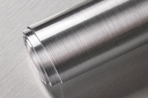 Set 2 Folii ARGINTII autocolante imitatie INOX 60 x 300 cm