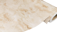 Set 2 folii imitatie marmura autoadeziva bej 60 x 200 cm