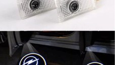 Set 2 Holograme LED cu LOGO OPEL pentru Portiere