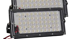 Set 2 Lampa Lucru 12v 50W 50 LED SMD Clesti CaiCai Proiector AUTO