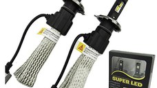 Set 2 Lampi Auto H1 Super Led 60W, 6400 Lumeni, 6500K
