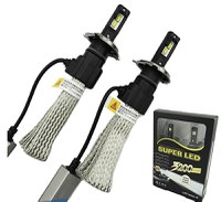 Set 2 Lampi Auto H1 Super Led 60W, 6400 Lumeni, 6500K - 1
