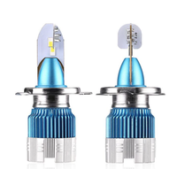 Set 2 lampi H4 LED MI2 auto cu doua faze putere 50W temperatura 6000k - 1