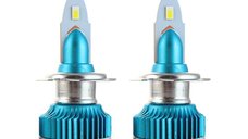 Set 2 Lampi LED AUTO Mi2 H7 temperatura 6000k putere 50W 8000 LM