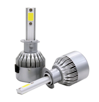 Set 2 Lampi LED C6 H1 Lumina ALBA 6500K 55W 7600 lumeni/ set - 1