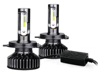 Set 2 Lampi LED V80 H4 auto canbus cu doua faze putere 200W temperatura 6000K - 1