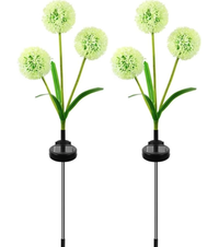 Set 2 Lampi solare decorative cu Flori de Papadie - 1