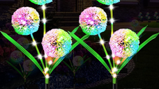 Set 2 Lampi solare LED model PAPADIE decoratiune gradina