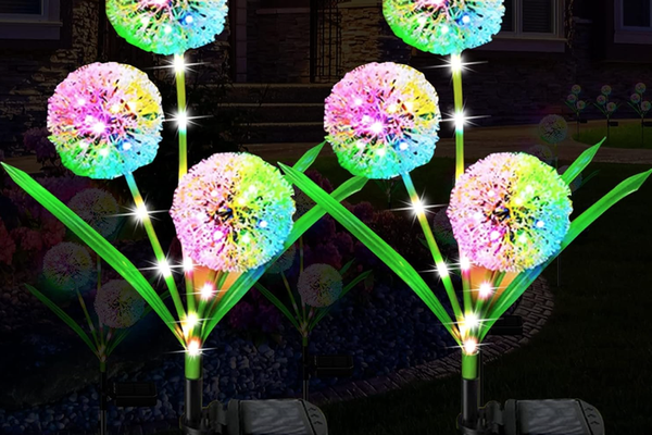 Set 2 Lampi solare LED model PAPADIE decoratiune gradina