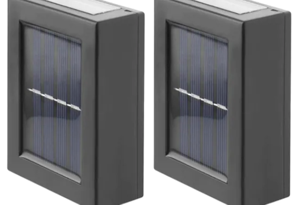 Set 2 lampi solare pentru perete exterior YD-3