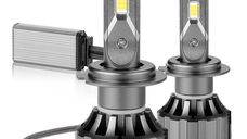 Set 2 Lampi V20 H4 LED cu doua faze temperatura 6000K putere 100W 10.000 Lumeni Canbus