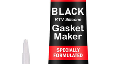 Set 2 Mastic silicon negru pentru garnituri
