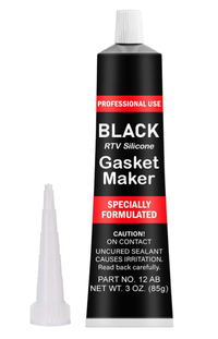 Set 2 Mastic silicon negru pentru garnituri - 1