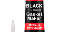 Set 2 Mastic silicon negru pentru garnituri