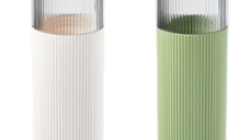 Set 2 pahare pentru pasta/periuta de dinti 20 x 6 cm
