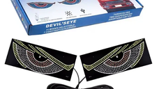 Set 2 Panouri LED Devil’s Eye RGB auto Lumina Decorativa USB