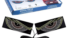 Set 2 Panouri LED Devil’s Eye RGB auto Lumina Decorativa USB