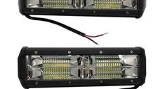 Set 2 Proiector LED Auto Off Road 144W Dreptunghiular