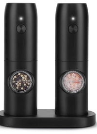 Set 2 rasnite electrice sare piper sau alte condimente cu incarcare USB - 1