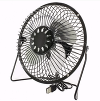 Set 2 ventilatoare portabile de birou cu incarcare USB Sanhuai A816 - 1