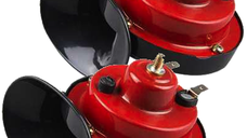 Set 2 X Claxon ROSU 12V Auto universal