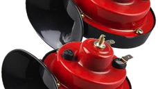 Set 2 X Claxon ROSU 12V Auto universal