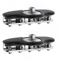 Set 2 x Suport Capota FICSI pentru fixare LED BAR / proiectoare capota universal dreptunghiular - 1