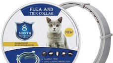 Set 2 x Zgarda PISICI anti purici si capuse 38 cm / 30 grame Antiparazitara