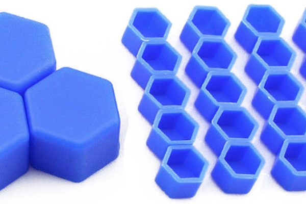 Set 20 capace prezoane 17" ALBASTRE din Silicon pentru jante