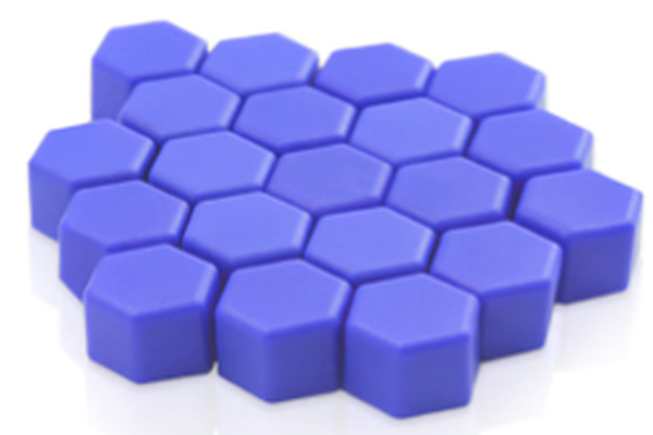 Set 20 capace prezoane 17" MOV INCHIS din Silicon pentru jante