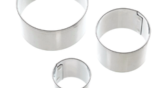 Set 3 forme/cuttere rotunde pentru prajituri CAKE MOLD