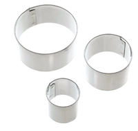 Set 3 forme/cuttere rotunde pentru prajituri CAKE MOLD - 1