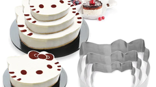 Set 3 forme pentru tort model Hello Kitty