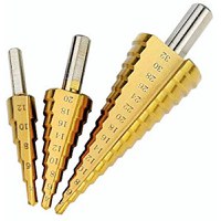 Set 3 FREZE Burghie in trepte pentru metal 4-32 mm - 1