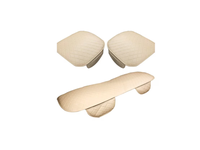 Set 3 huse scaun auto pentru sezut Bej - 1