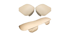 Set 3 huse scaun auto pentru sezut Bej