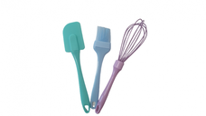 Set 3 ustensile de bucatarie pensula paleta  tel silicon
