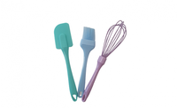Set 3 ustensile de bucatarie pensula paleta  tel silicon - 1