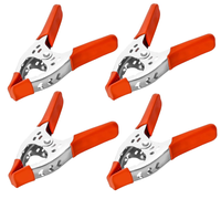 Set 4 Cleme 6 inci din Metal Deschidere 2.5 inci - 1