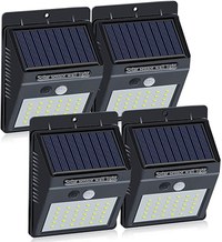 Set 4 Lampi BRIGHT 30 LED Solare cu senzor de miscare si lumina 1 mod ILUMINARE - 1