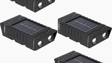 Set 4 lampi solare de perete cu iluminare sus jos 4 LED