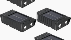 Set 4 lampi solare de perete cu iluminare sus jos 4 LED