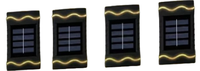 Set 4 lampi solare decorative de perete 4Led - 1