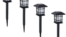 SET 4 Lampi X17 solare decorative pentru gradina XL