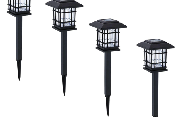 SET 4 Lampi X17 solare decorative pentru gradina XL