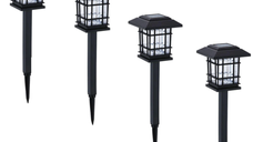 SET 4 Lampi X17 solare decorative pentru gradina XL